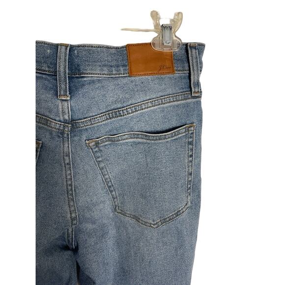J.CREW Jeans 27 10" Billie Demi Boot Crop Ankle Kick Flare‎ Boho Raw Hem - Picture 11 of 14
